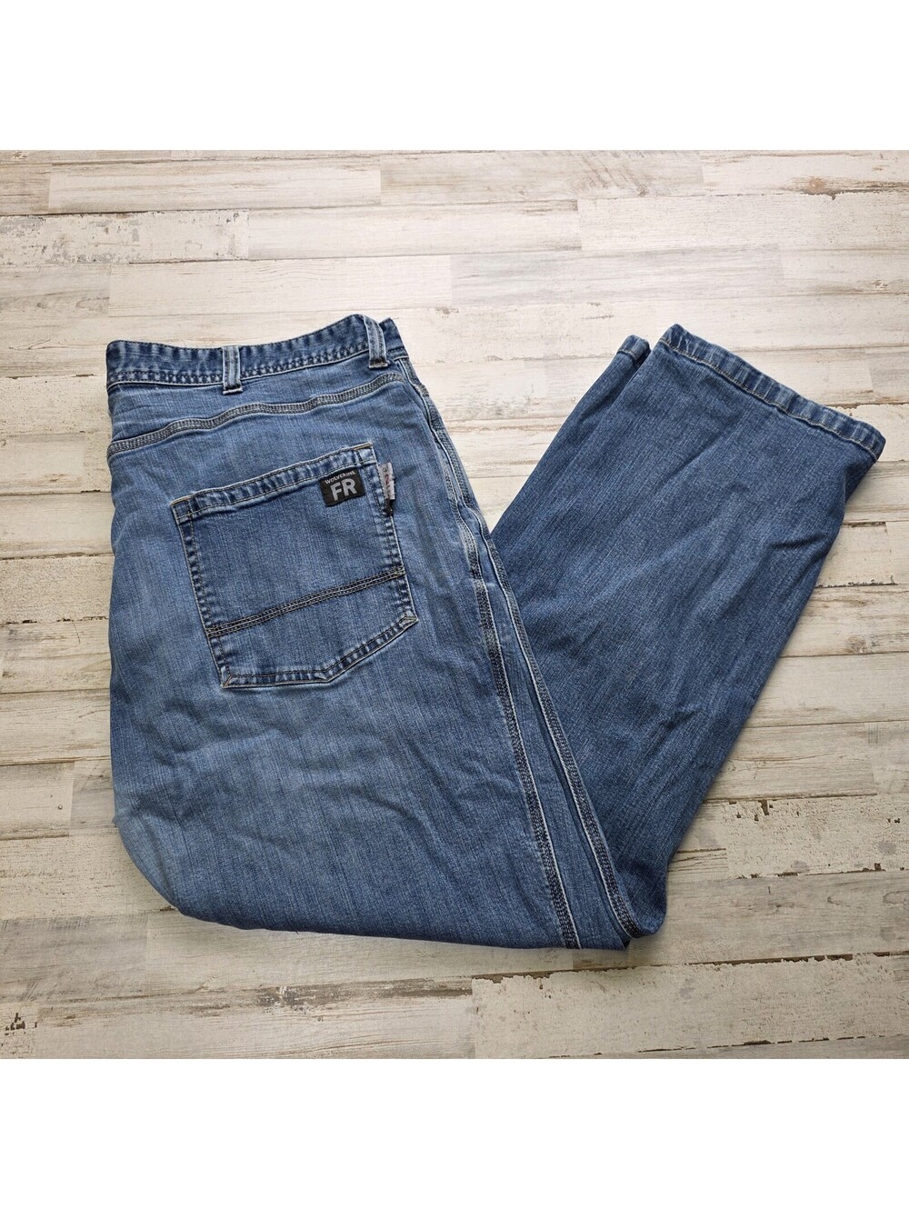 Wolverine Flame Resistant FR Jeans Men's 40x29 Fit Cat 2 13 ATPV FR Blue